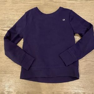 Girl’s Gap Fit Cutout Swearshirt Sz 8
